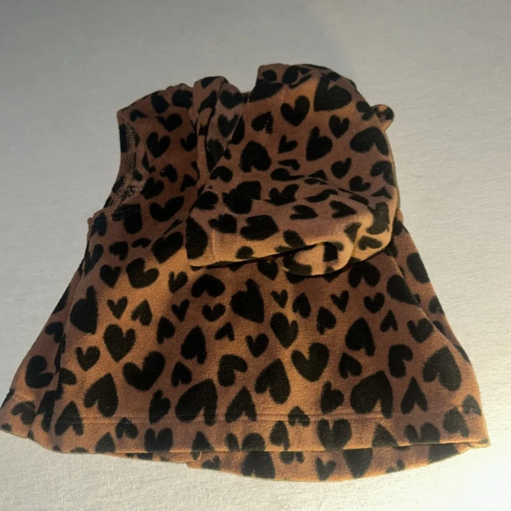 Kids Size 3M Carter's Brown and Black Fleece Vest.